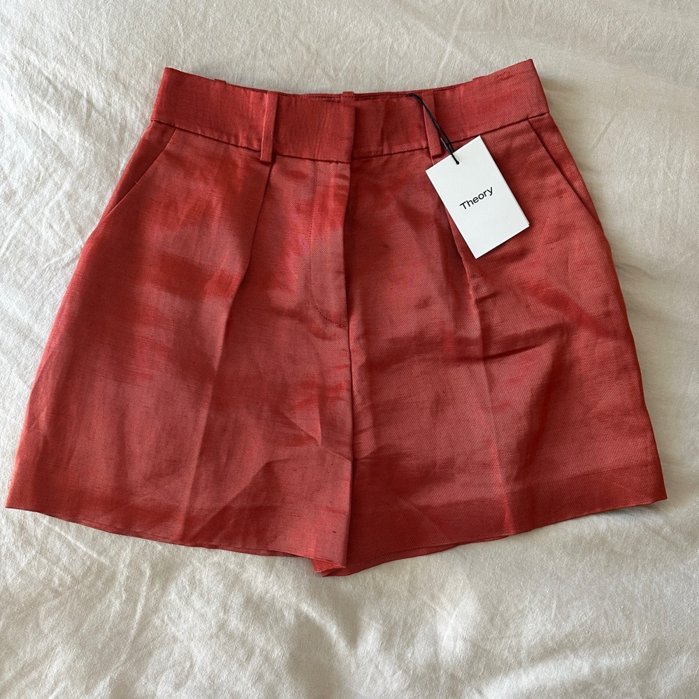 Theory Women's Linen Shorts
